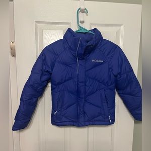 Royal blue kids Columbia zip up jacket